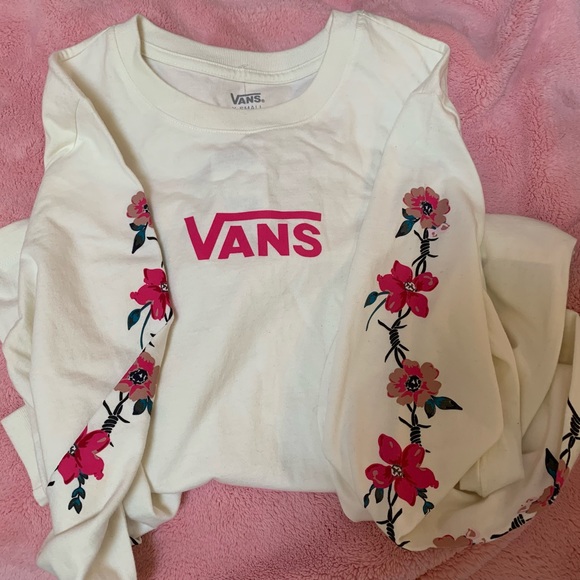 nwt VANS BARBEESHA l/s tee . size XS - Picture 2 of 2
